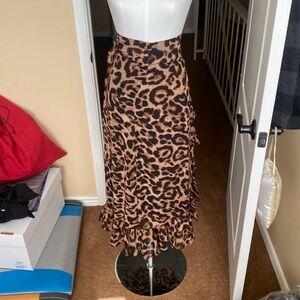 Bardot Wrap Maxi Skirt w Tie